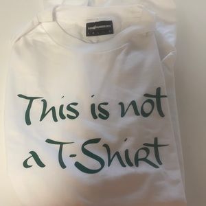 This is not a shirt. The hundreds. Brand new short sleeve white T-shirt.